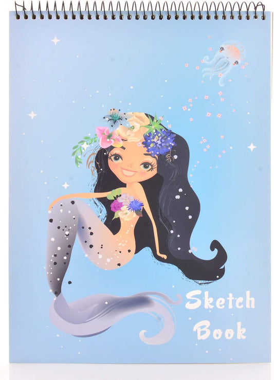 MEMX Sketch Book for Kids, 8”X11.5” 100 Pages(110gsm), Spiral Bound Artist Sketch Pad, Durable Acid Free Sketchbook for Painting, Sketching or Doodling, Best Gifts for Drawing Boys and Girls, White