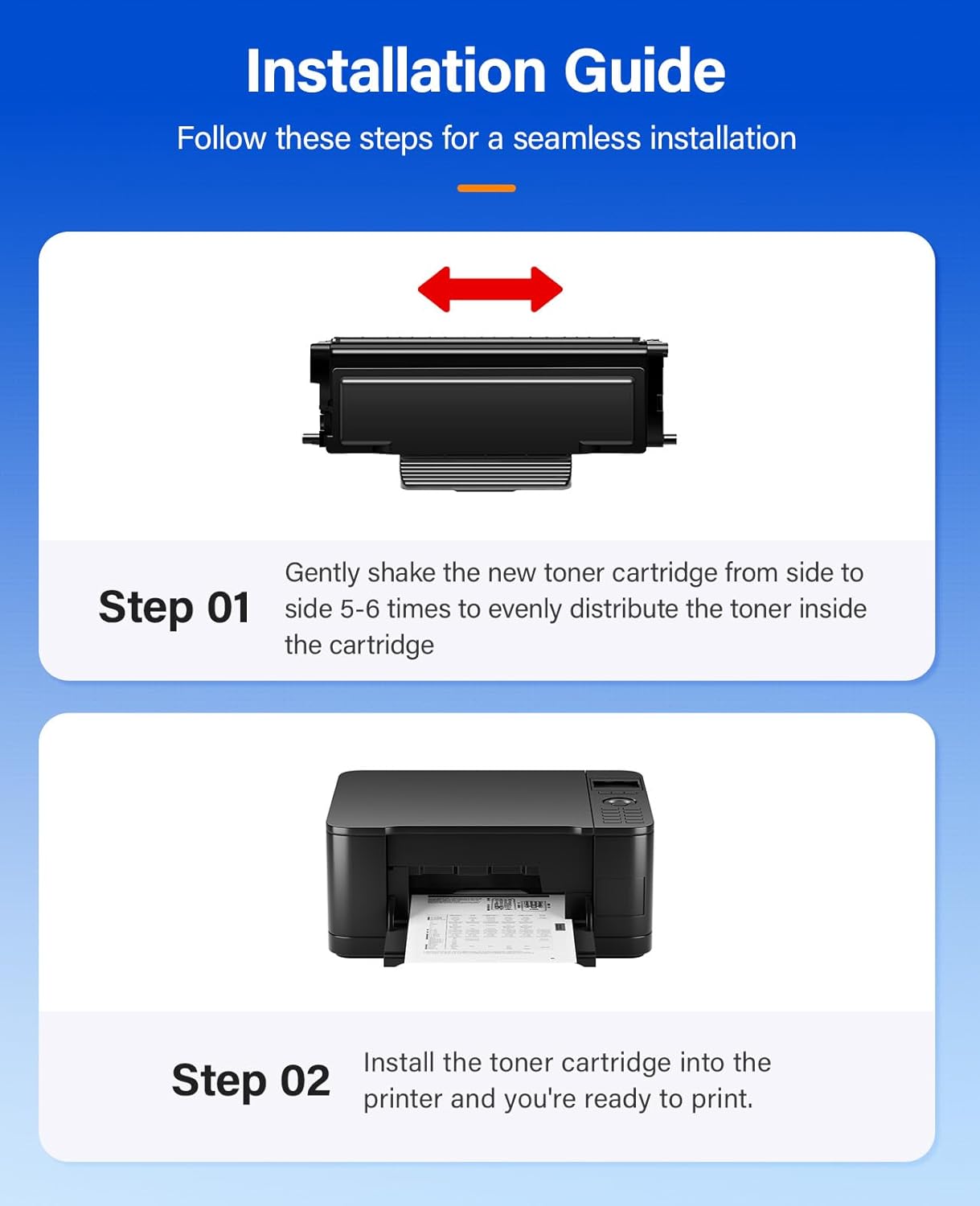 B230 B225 B235 Black Toner Cartridge 2-Pack with New chip Replacement for Xerox 006R04399 006r04400 High-Yield Toner Compatible with Xerox B225 B235 B230 B225DNI B235DNI B230DNI Printer Ink All-in-One