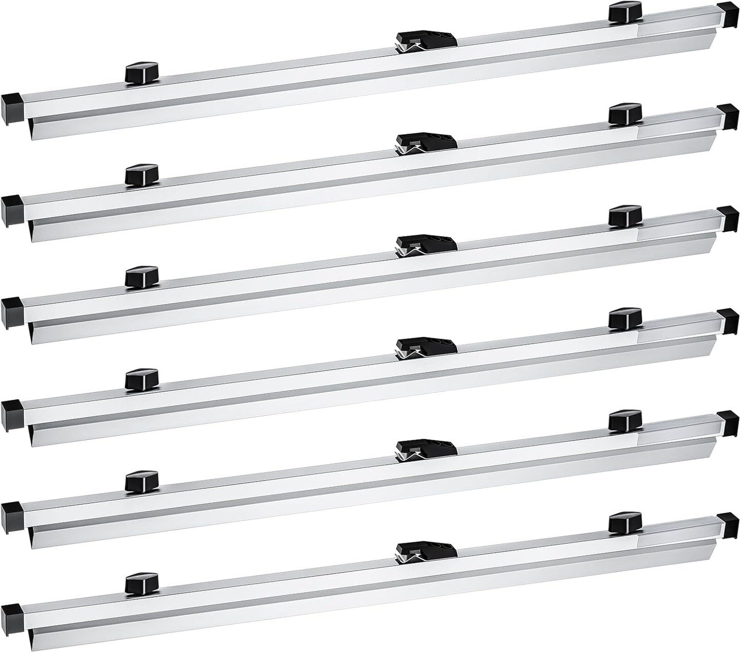 Estune Blueprint Hanging Clamps Binding Strips Storage for Construction Paper Poster Plans Drawings Arts (6, 30 Inches)