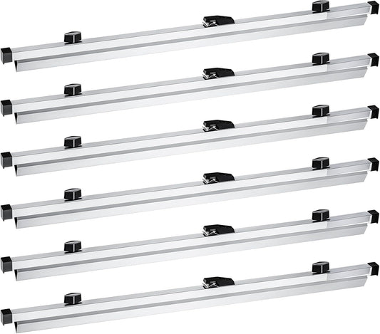 Estune Blueprint Hanging Clamps Binding Strips Storage for Construction Paper Poster Plans Drawings Arts (6, 30 Inches)