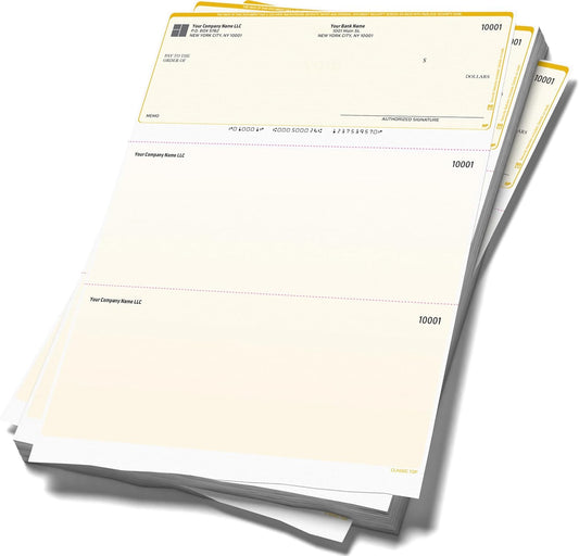 Computer Checks Compatible W/QB Check On Top [250 Sheets]