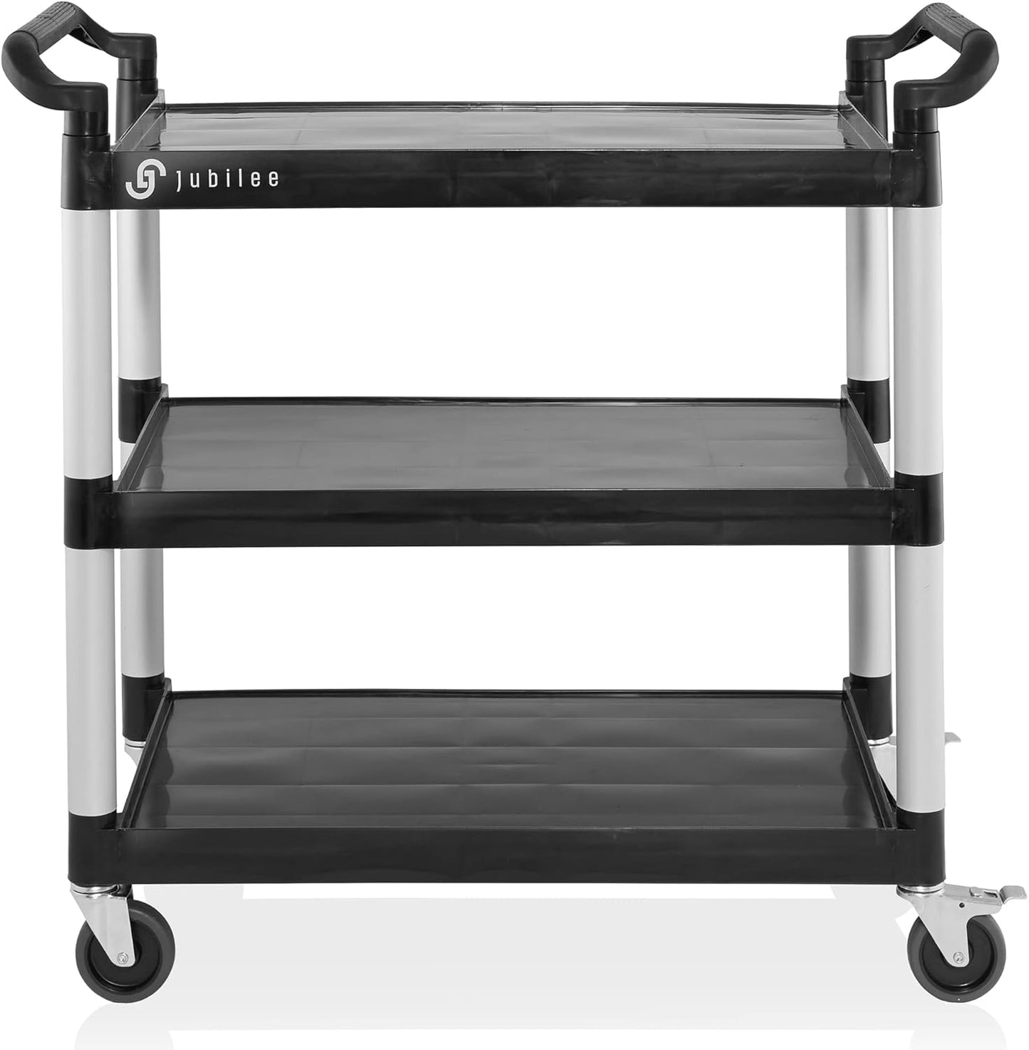 Jubilee Heavy-Duty 3-Tier Utility Service Cart with Wheels, 40.25" x 38.5"