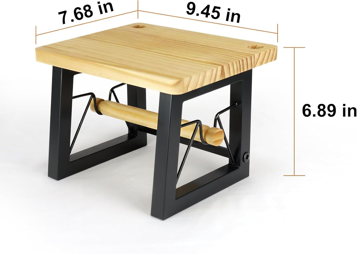 Label Holder for Rolls and Fanfold Labels, Thermal Label Holder Thermal Printer Stand Accessory for Desktop, Ecommerce, Small Business