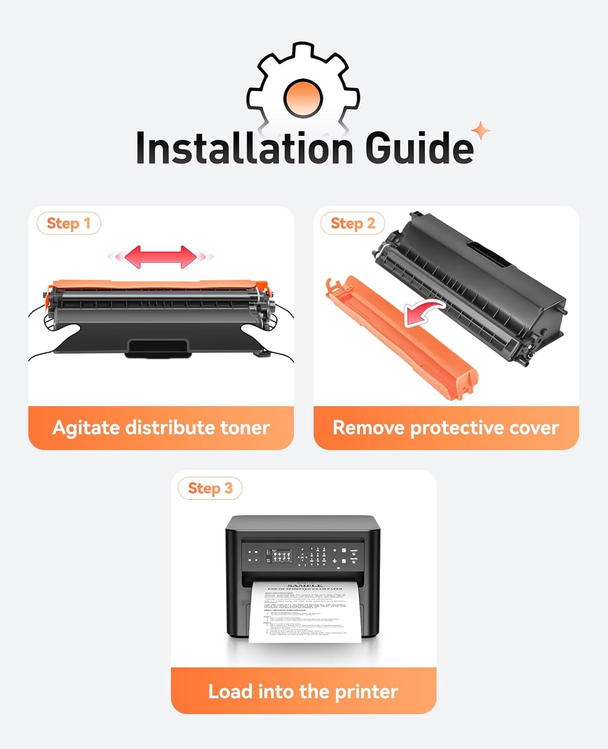 TN439 Toner Cartridge Set 4-Pack Replacement for Brother TN-439 Compatible for Brother MFC-L8900CDW MFC-L8690CDW HL-L8360CDW HL-L8260CDW MFC-L8610CDW MFC-L8905CDW MFC-L9570CDW HL-L8360CDWT Printer Ink