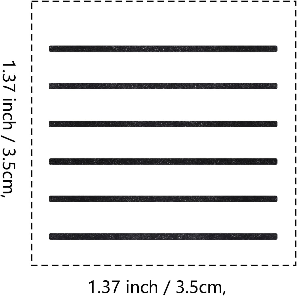Lines List Rubber Stamp, 1-1/3 Medium Stamp for Scrapbooking Card Making Crafting