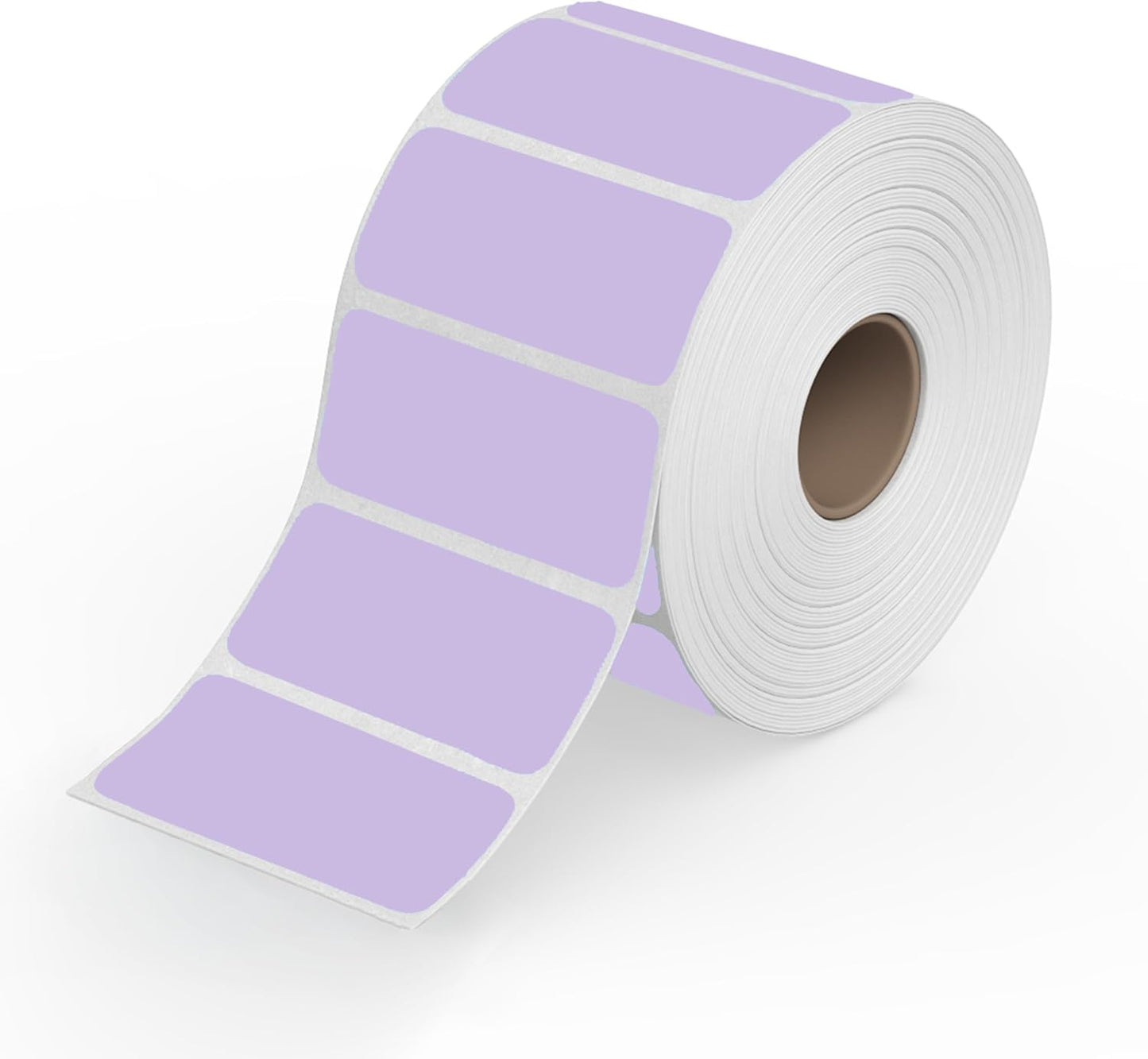 Rollo Direct Thermal 2x1 Sticker Labels - Roll of 1,000 Purple Thermal Labels - Multi-Purpose Thermal Printer Stickers