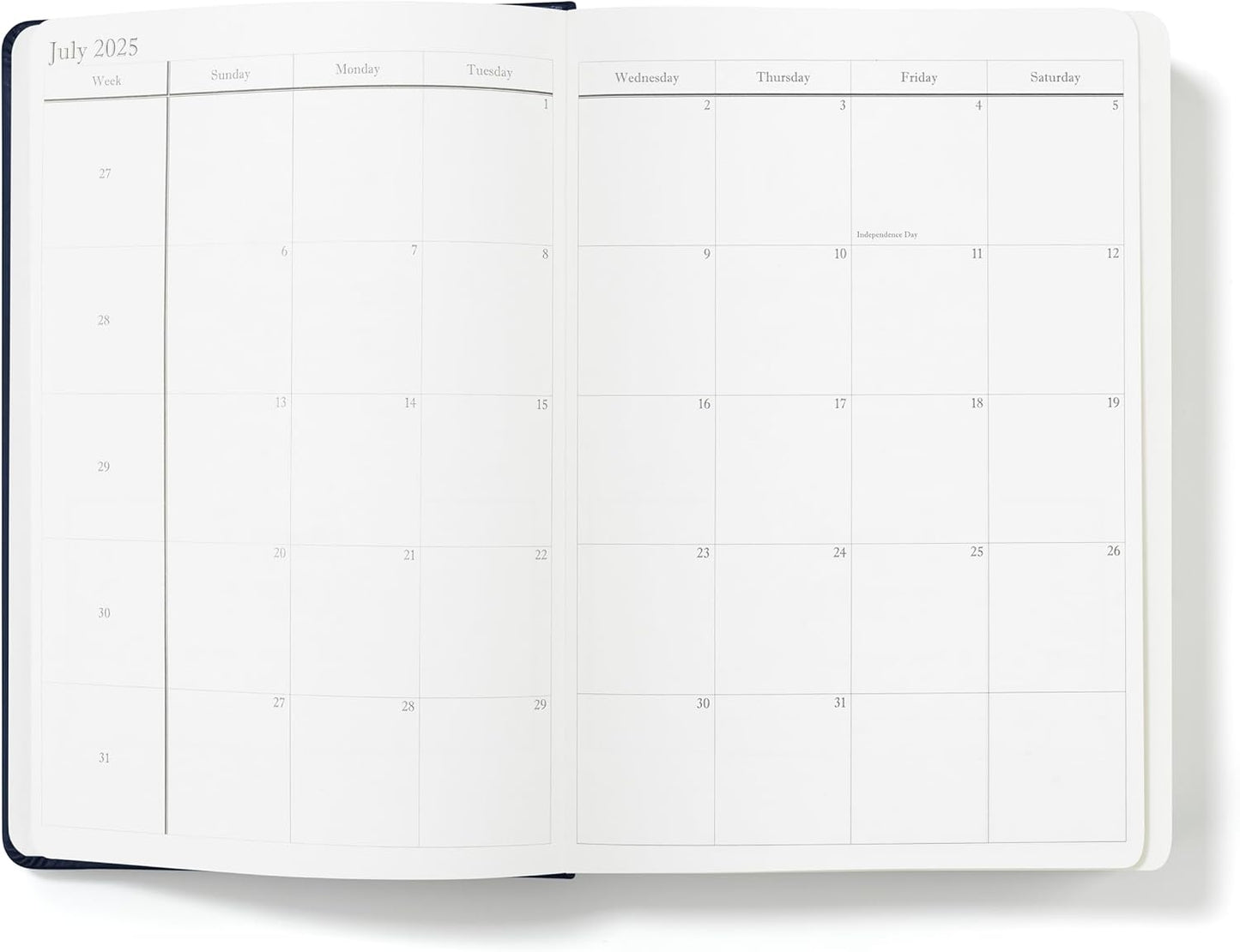 Wykeham's Executive 2025-26 Daily Journal Planner – Mid-Year Academic Diary (Personalized Royal Blue, 8.5"×5.5")