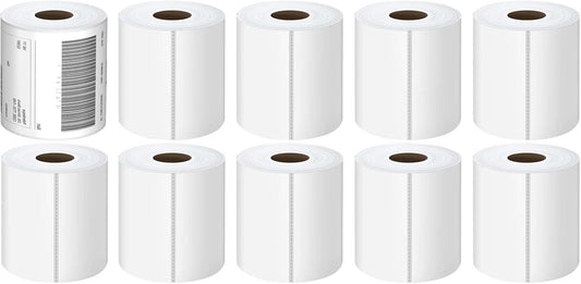 4x6 Thermal Labels - 2500 Labels, Industrial, Direct Thermal, Perforated, Postage, Shipping, Compatible with Zebra, MUNBYN, Polono, USPS, UPS, FedEx, DHL, Amazon, eBay & PAYPAL