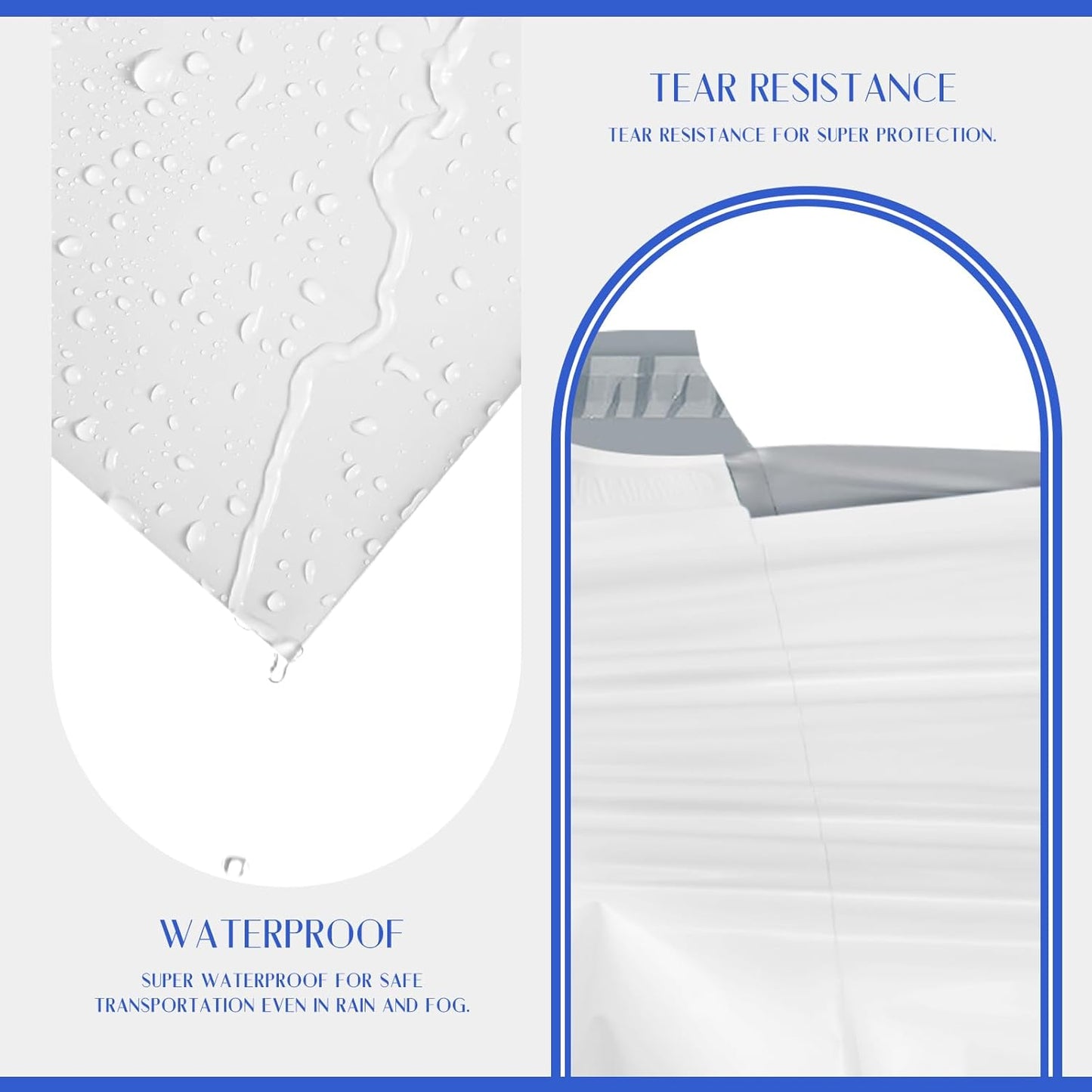 Metronic Large Poly Mailers 24×36 25 Pcs Large Shipping Bags for Clothes,Self Adhesive Shipping Envelopes for Small Business,Waterproof Mailers Poly Bags for Shipping,Packaging Mailing Bags White