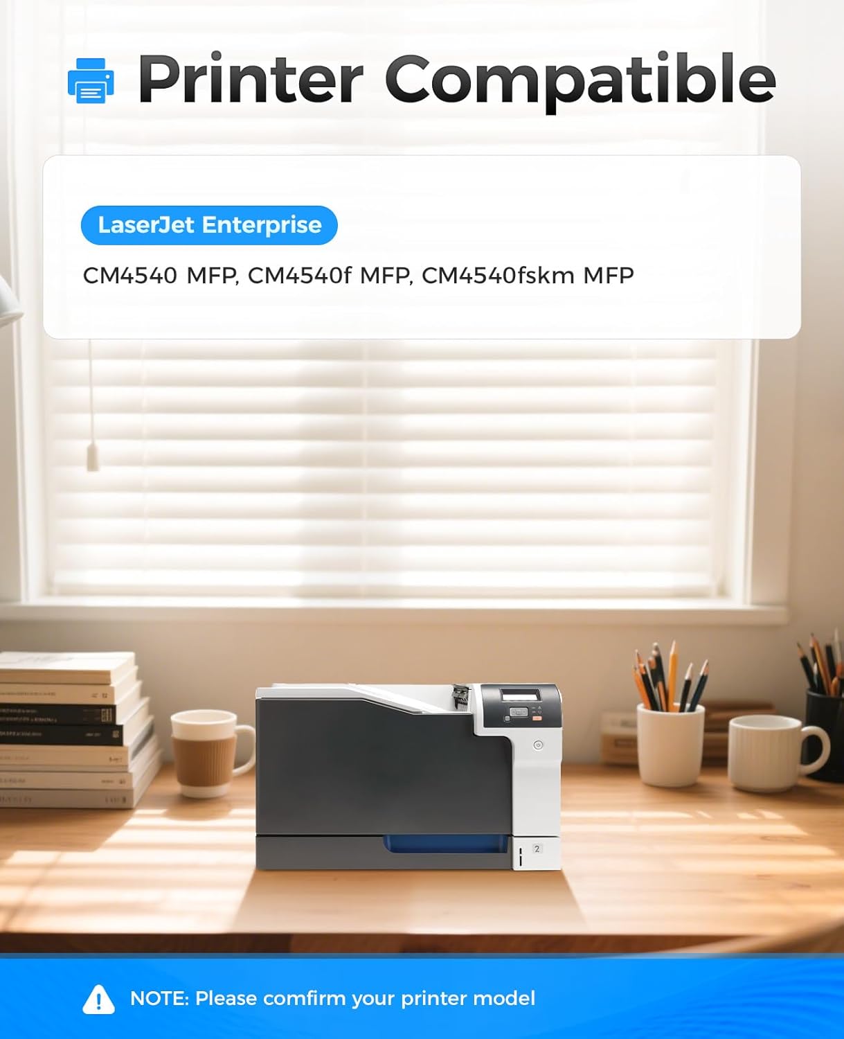 646X 646A Toner Cartridge Set 4-Pack High Yield Replacement for 646X 646A CE264X CF031A CF032A CF033A Compatible with HP Color Laserjet Enterprise CM4540 MFP CM4540f MFP CM4540fskm Printer Ink Copier