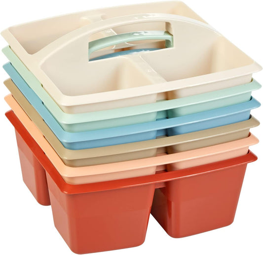 Really Good Stuff 4-Compartment Caddies - Boho, 6 Pack - Classroom Organization
