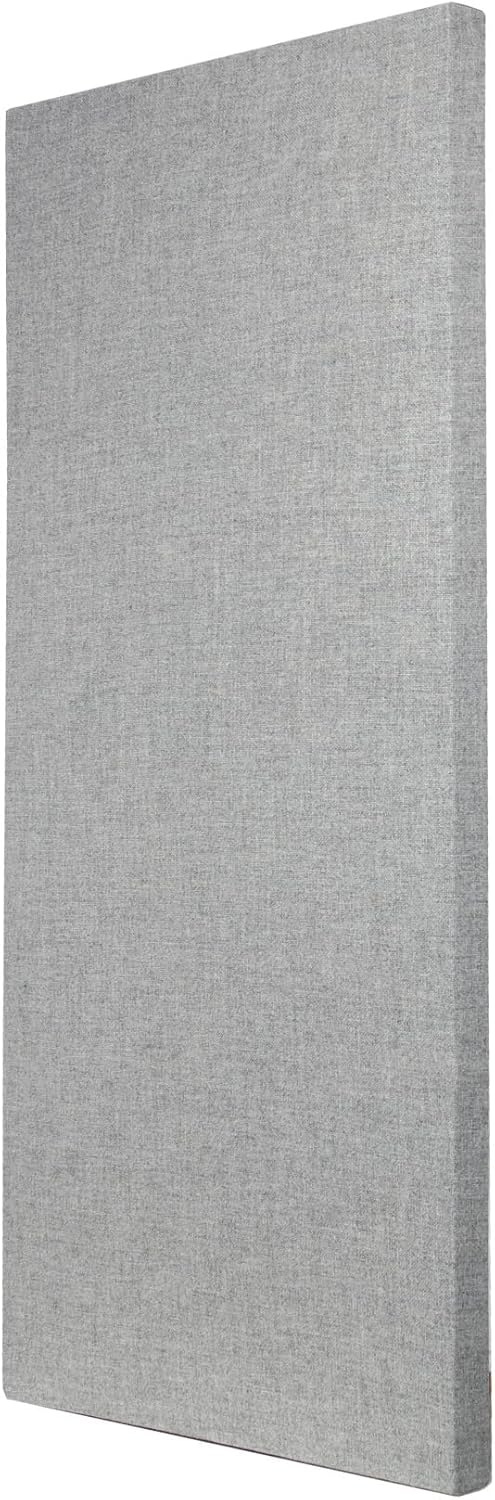 ATS Acoustics Sound Absorbing Acoustic Panel Fire Rated Professional Studio Quality 24" x 48" x 2" (Merle Grey)