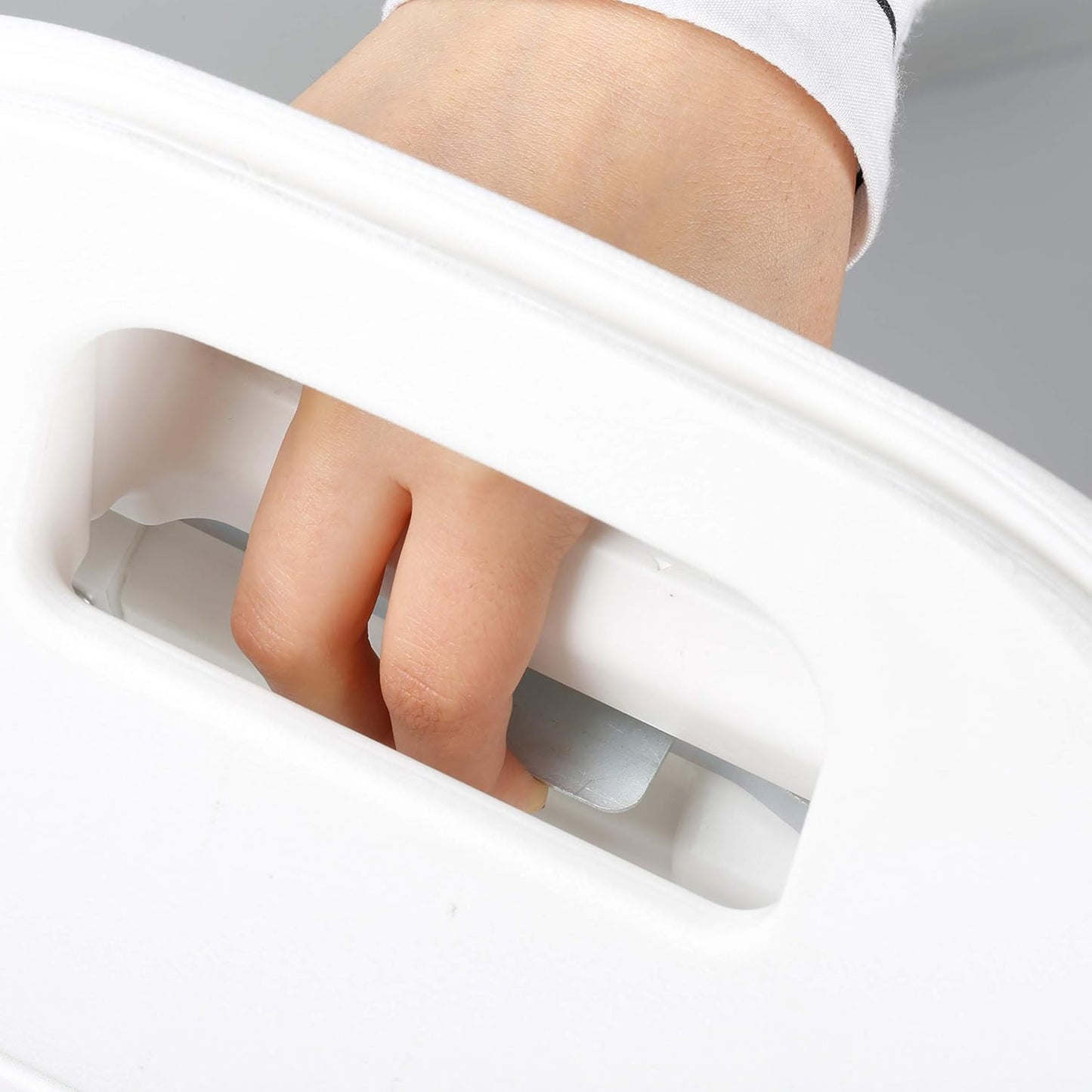 M&T Displays Street SignPro with Lens Protective Cover, 24x36 Inch Poster White Double Sided Sandwich Board Folding A-Frame Sidewalk Curb Sign Portable Advertising Display for Restaurant Cafe