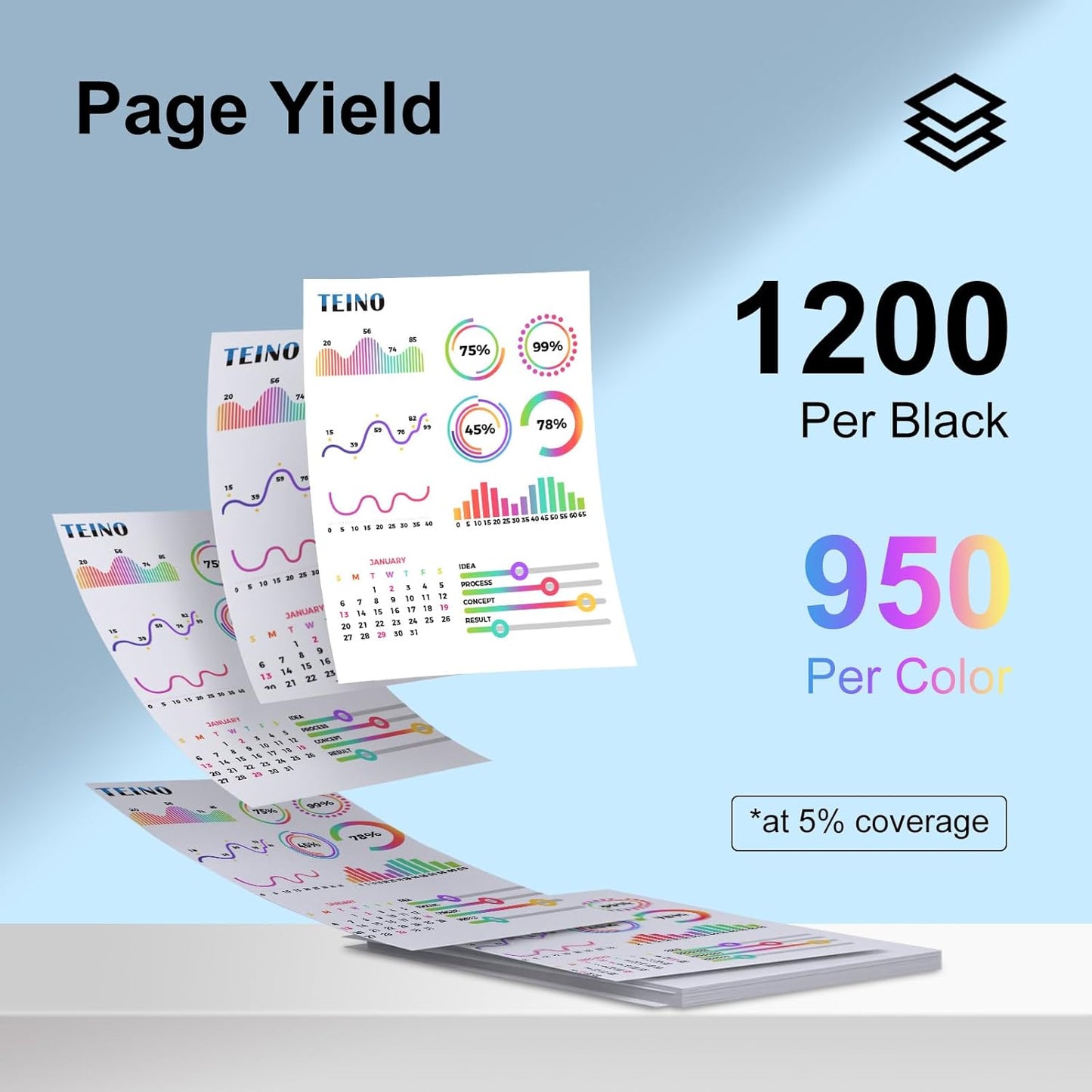 TEINO 702XL Ink Cartridges Combo Pack Remanufactured Ink Cartridge Replacement for Epson 702 XL 702XL T702XL for Epson Workforce Pro WF-3720 WF-3733 WF-3730 Printer (Black Cyan Magenta Yellow, 4-Pack)