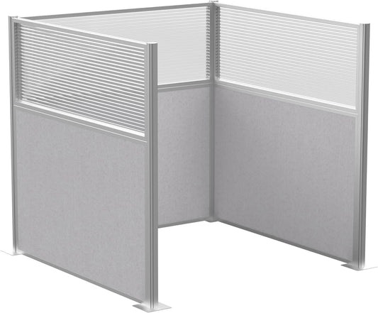 Versare Hush Panel Cubicle Kit | Workstation Partition Walls | Sound Dampening Cubicle Walls | Partitions for Desks