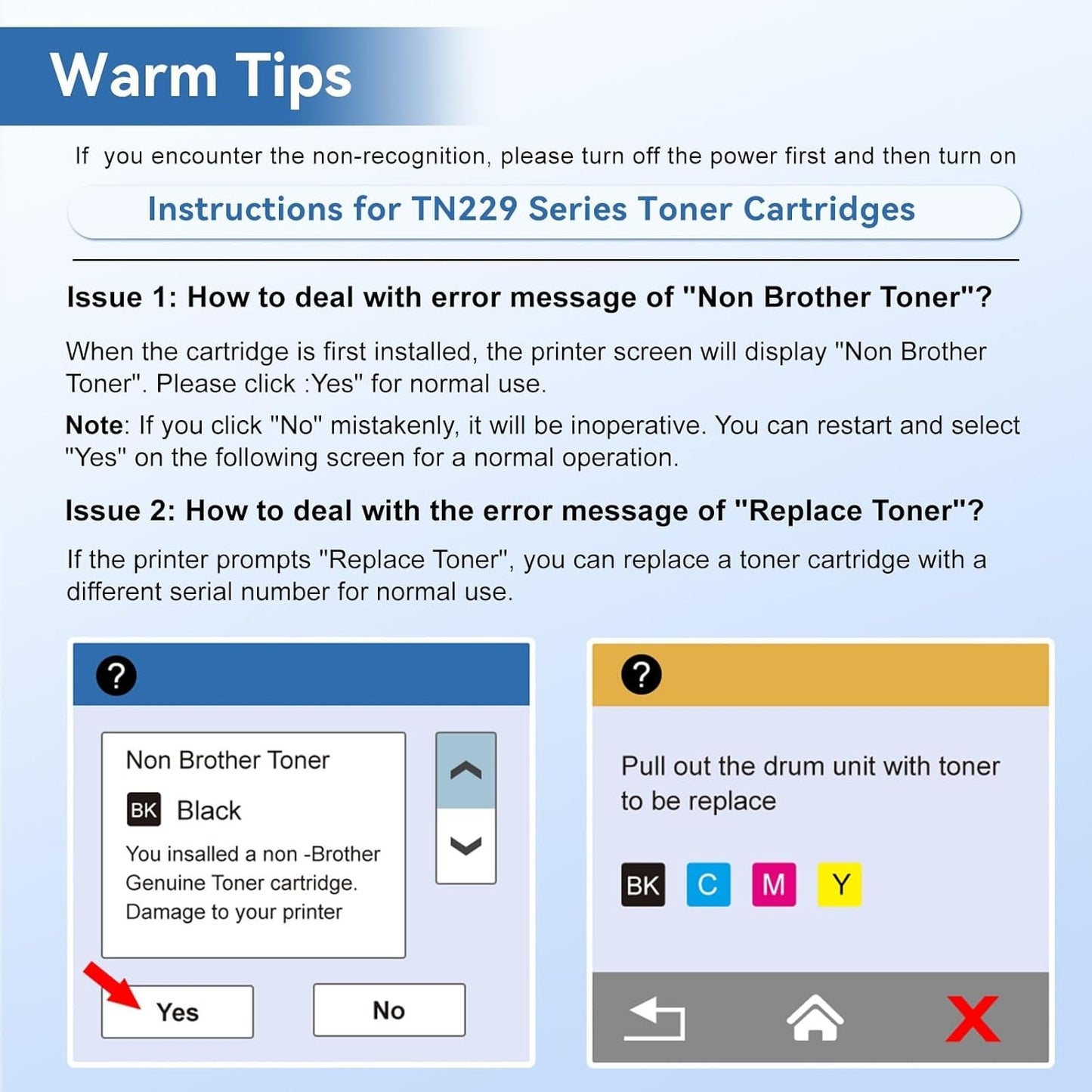MYTONER Compatible Toner Cartridge Replacement for Brother TN229XL TN229XLBK TN229 Black Toner Cartridge High Yield for MFC-L3720CDW MFC-L3780CDW HL-L3280CDW HL-L3220CDW HL-L3300CDW Printer (2 Pack)