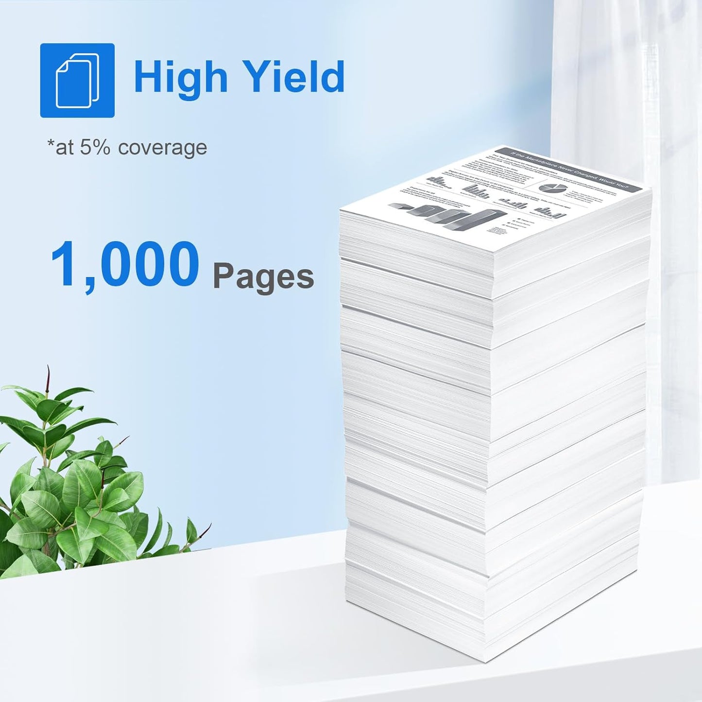 myCartridge 48A Toner Cartridges Compatible for HP 48A CF248A Toner Cartridge HP Pro MFP M15w M29w M28w M15a Printer (4 Pack)