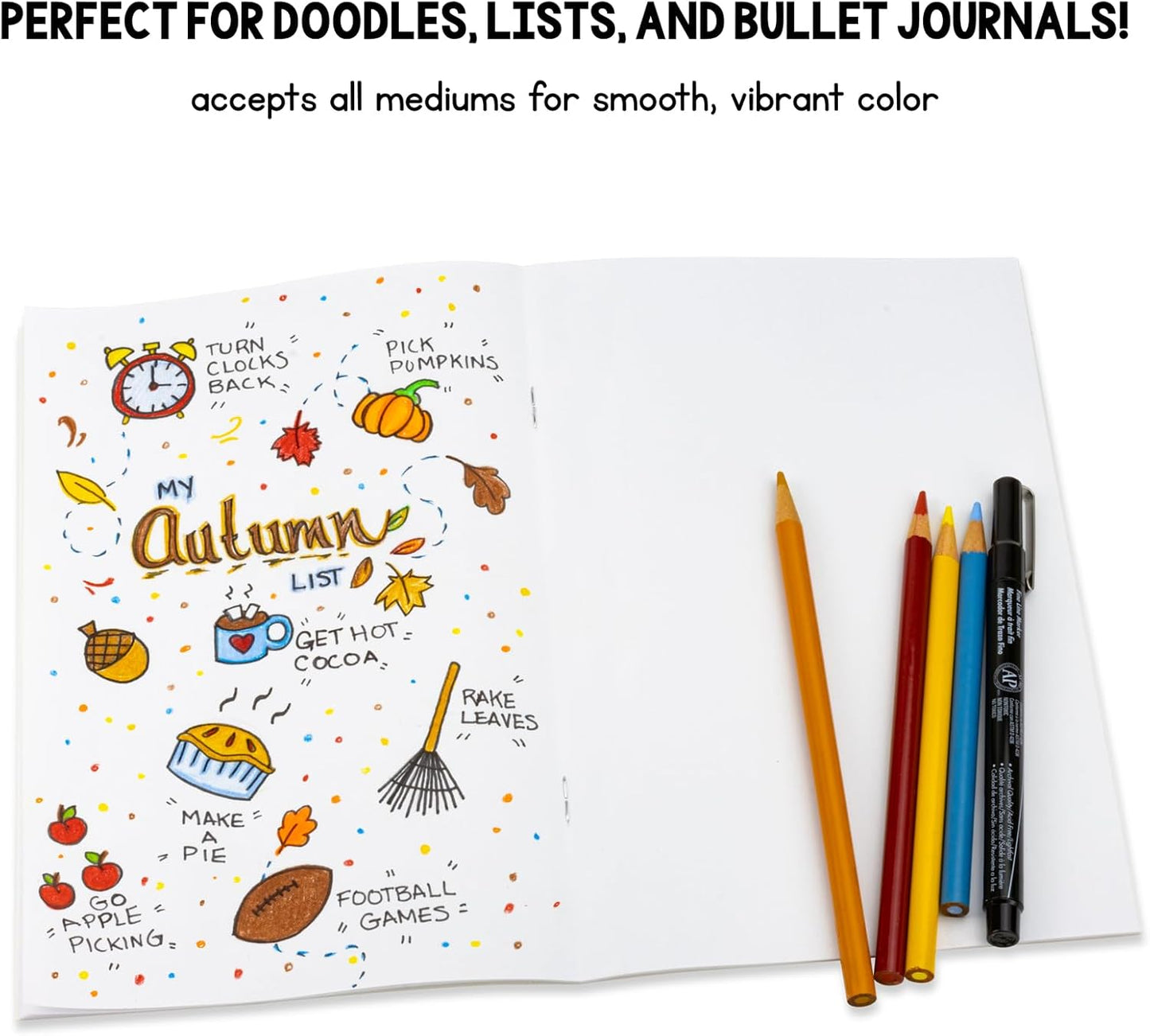 Hygloss Blank Books 8.5 x 11 Inches - 6 Pack – Kraft Color Paperback for Drawing & Writing – Empty Books for Journaling, Sketching or Arts & Craft