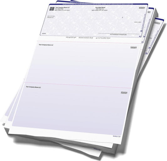 Computer Checks Compatible W/QB Check On Top [2500 Sheets]