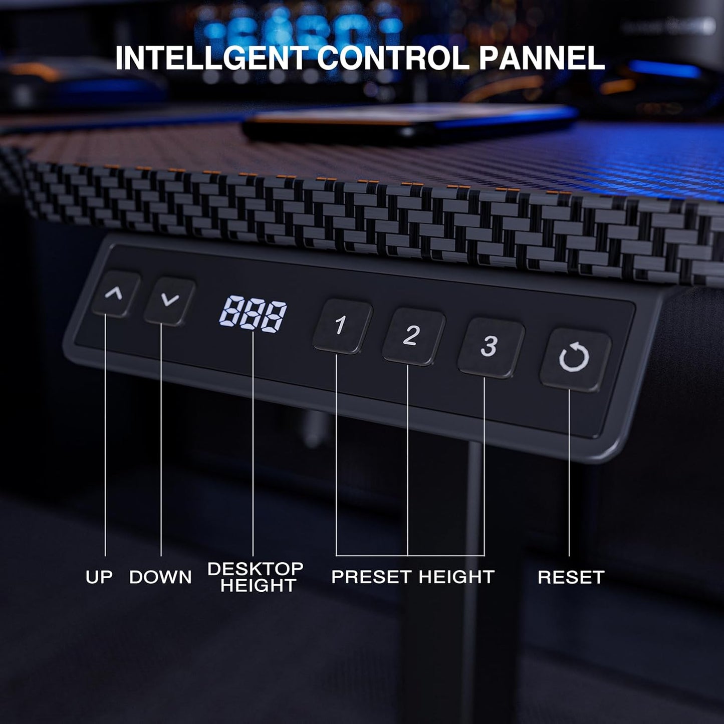 71 Inch L Shaped Standing Desk Adjustable Height,Gaming Electric Corner Standing Desk, Sit Stand Computer Table with Reversiable Splice Board, Black Carbon