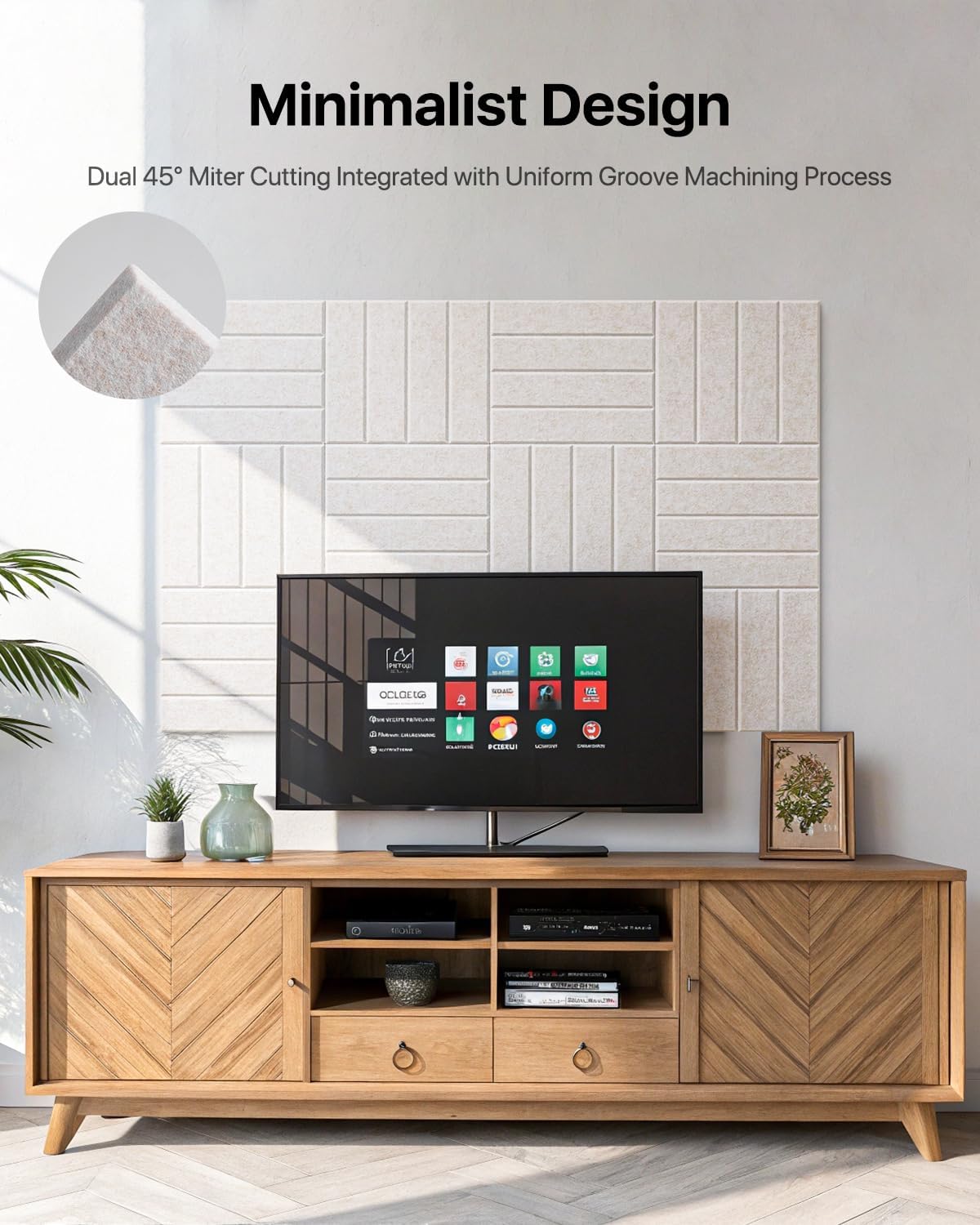 12 Pack Sound Proof Foam Panels for Walls, Self-Adhesive Acoustic Panels Sound Absorbing, 12" X 12" X 0.4" High Density Soundproof Wall Panels Tiles for Door, Ceiling, Home Office, Beige