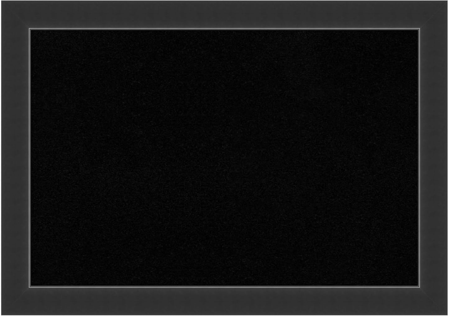 Amanti Art Black Cork Board for Wall, 29x41 Vision Board with Black Wood Frame, Large Corkboard Office Decor for Home Organization, Modern Corkboard Pinboard to Display Items for Home Organization in