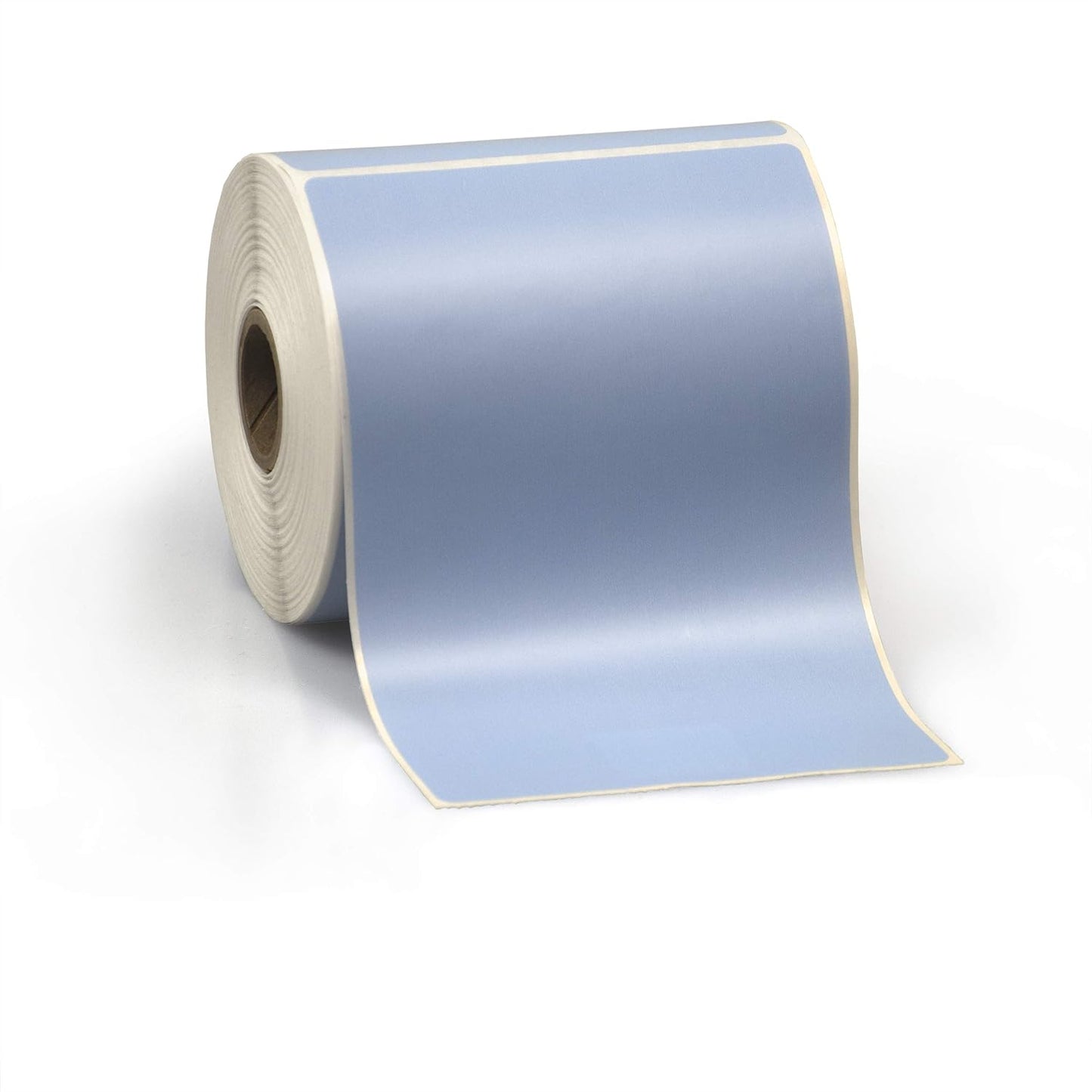 4" X 6" Direct Thermal Perforated Stickers Labels for Shipping Labels, Inventory, and Color Coding - Compatible with Zebra, Rollo, Godex and More (Blue, 48 Rolls)