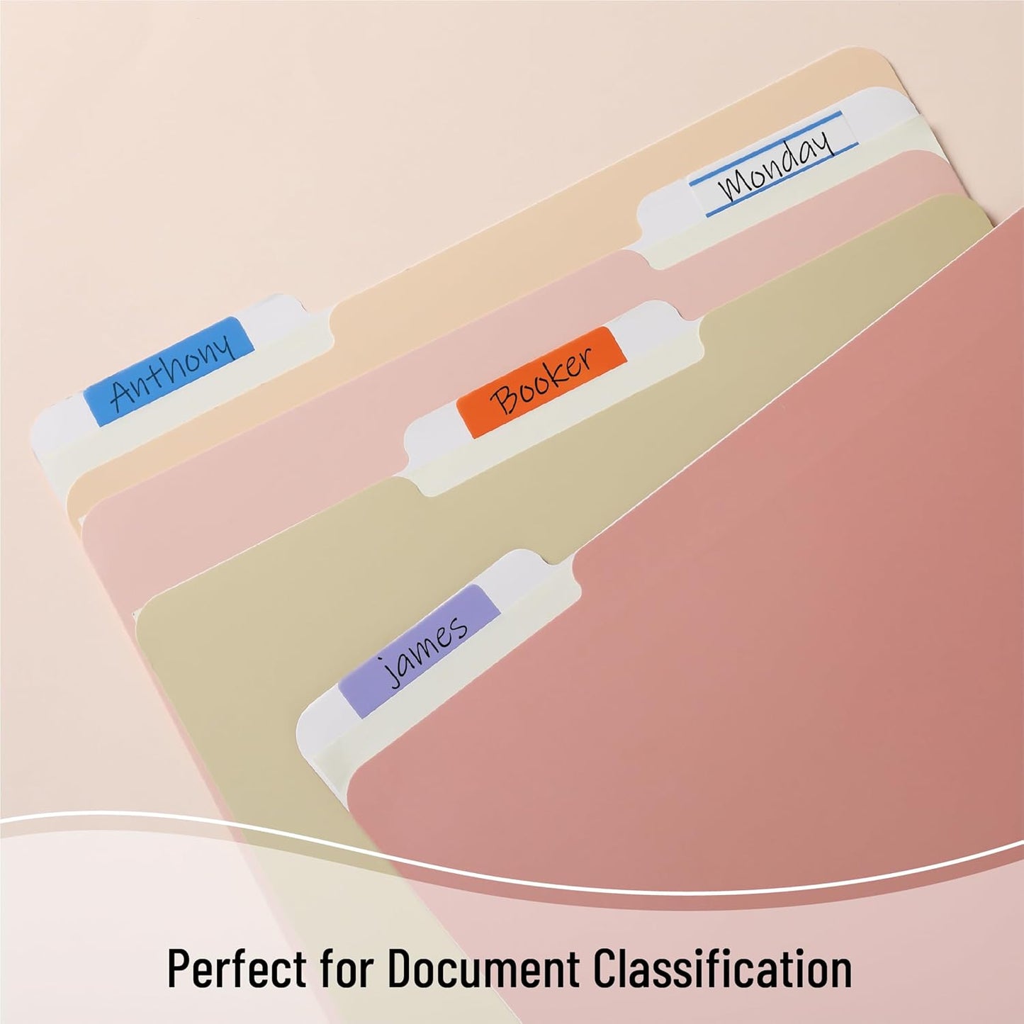 Mr. Pen- Sticky Index Tabs, 500 Pcs, 21 Sets, Colorful Sticky Tabs for Notebooks, Page Markers, Page Tabs for Binders, Page Tabs Sticky Tabs for Books, Notebook Tabs, Book Sticky Tabs for Notebooks