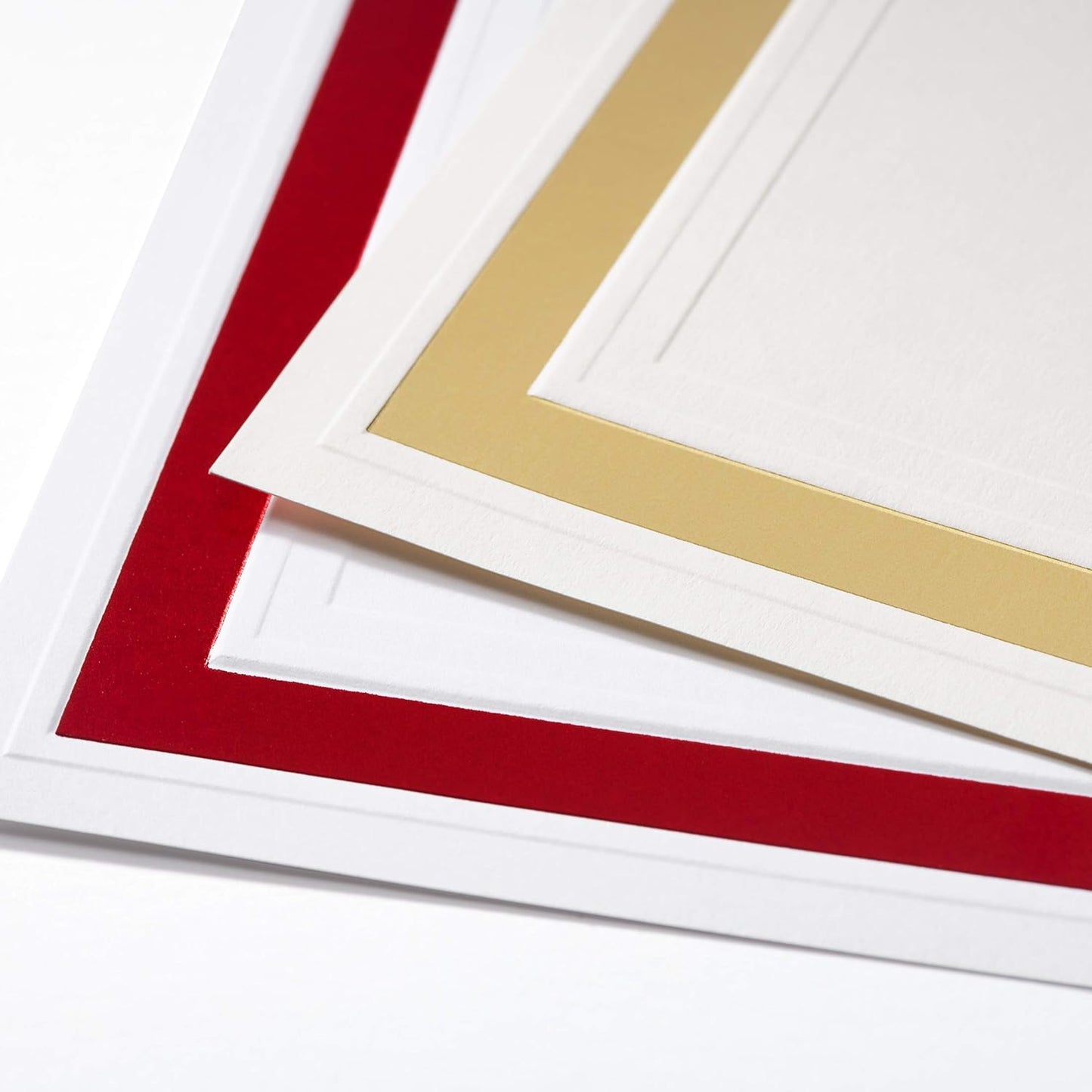 PaperDirect Pristine Specialty Certificates, 50 Sheets of 38lb White Paper, 8½" x 11", Red Bold Foil Border, Perfect for Awards, Students, Employees, Volunteers, Course Completion, Diplomas