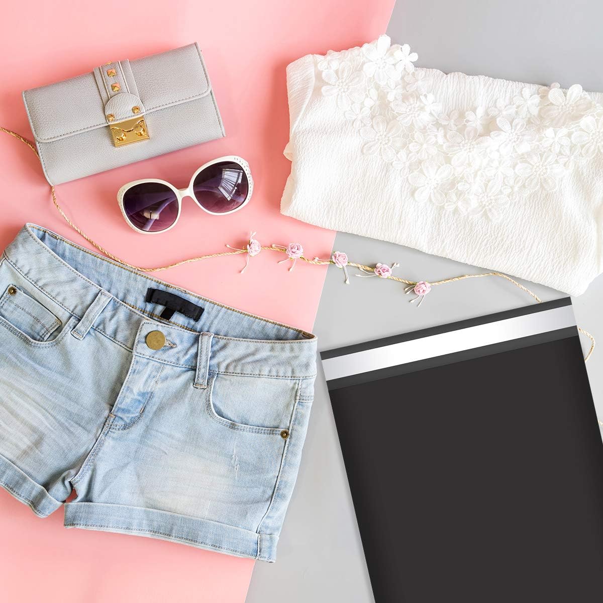 UCGOU Poly Mailers 10x13 Inch Black 200 Pack Shipping Bags #4 Strong Mailing Envelopes Boutique Packaging Postal Self Seal Adhesive Waterproof and Tear Proof Small Business for Clothes,Books