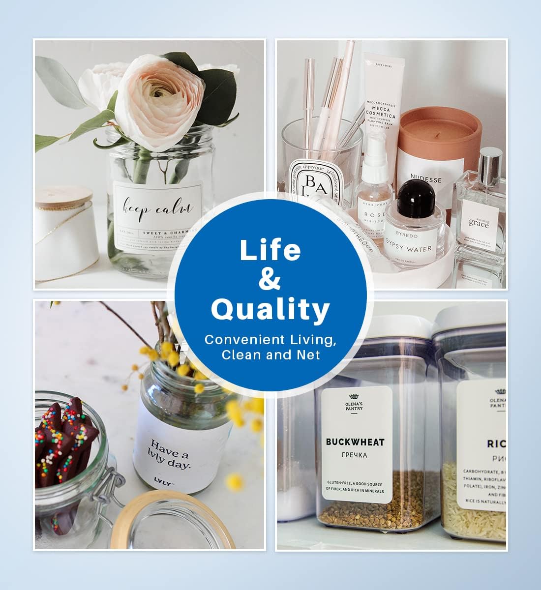 Phomemo 2.75'' x 3.14'' Labels - Compatible Phomemo M220 M200 Address, Barcode Labels - Direct Thermal Labels, Black in White,1Roll / 100 Labels