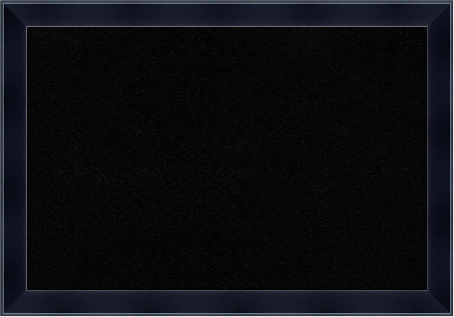 Amanti Art Black Cork Board for Wall, 18x26 Vision Board with Black Wood Frame, Medium Corkboard Office Decor for Home Organization, Modern Corkboard Pinboard to Display Items for Home Organization