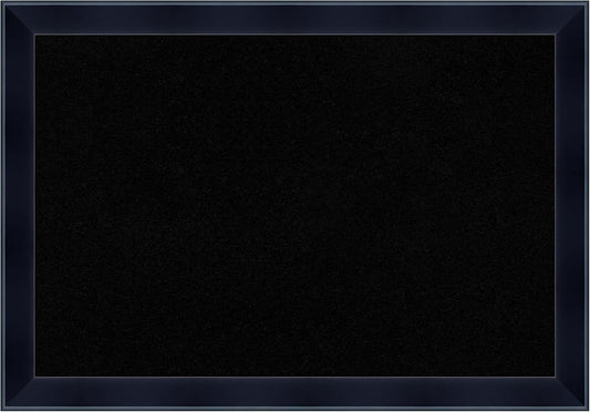 Amanti Art Black Cork Board for Wall, 18x26 Vision Board with Black Wood Frame, Medium Corkboard Office Decor for Home Organization, Modern Corkboard Pinboard to Display Items for Home Organization