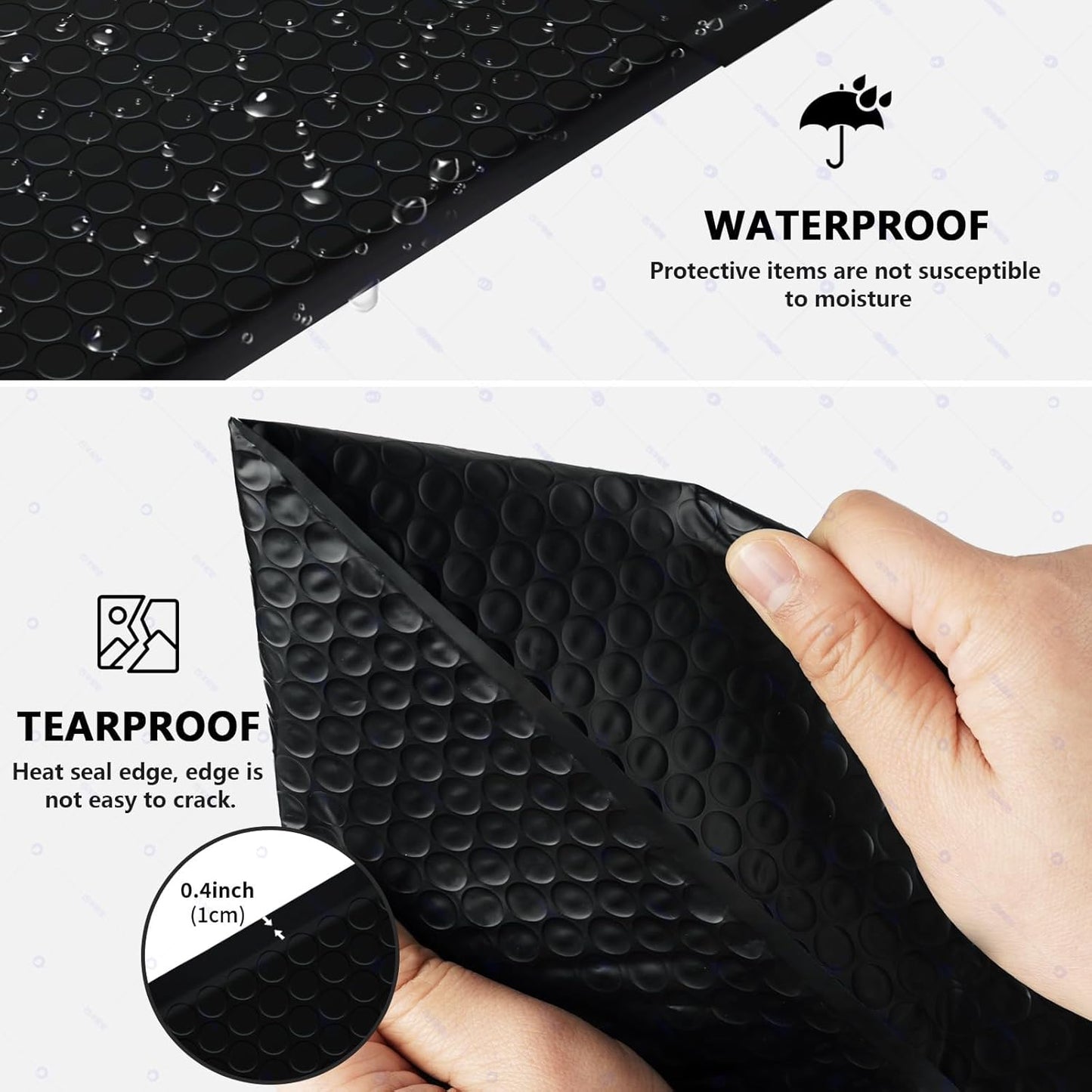 Bubble Mailers 8.5x11inch 40Pack Black Bubble Mailers Self-Seal Padded Mailing Envelopes Bubble Opaque Padded Mailer for Small Businesses to Package and Mail Jewelry Cosmetics#2