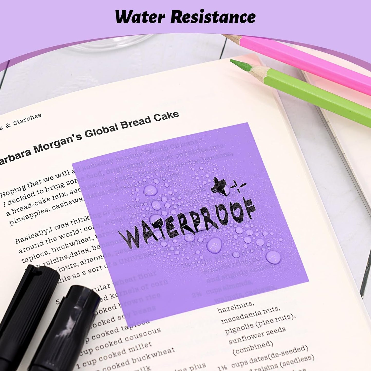 ‎SYMDROMIA Transparent Sticky Notes, 3"x3" Clear Post Translucent Sticky Notes with See Through Self-Adhesive Sticky Pads for Office School College Supplies, 800 Sheets Lavender Purple