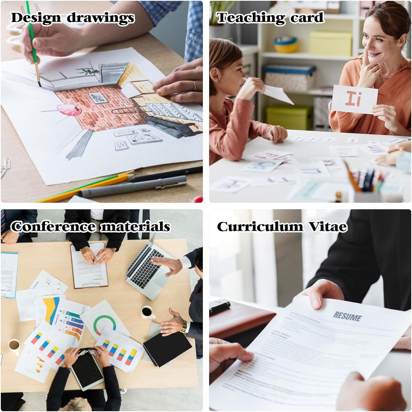 8.5" x 11" Hard Plastic Sheet Protectors, Menu Rigid Print Protectors, Clear Certificate Waterproof Protectors, Paper Sleeves Photo Plastic Sleeves Document Holder, Birth Certificate Protector(20Pack)