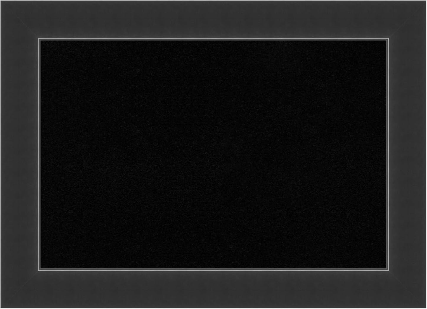 Amanti Art Black Cork Board for Wall, 21x29 Vision Board with Black Wood Frame, Medium Corkboard Office Decor for Home Organization, Modern Corkboard Pinboard to Display Items for Home Organization