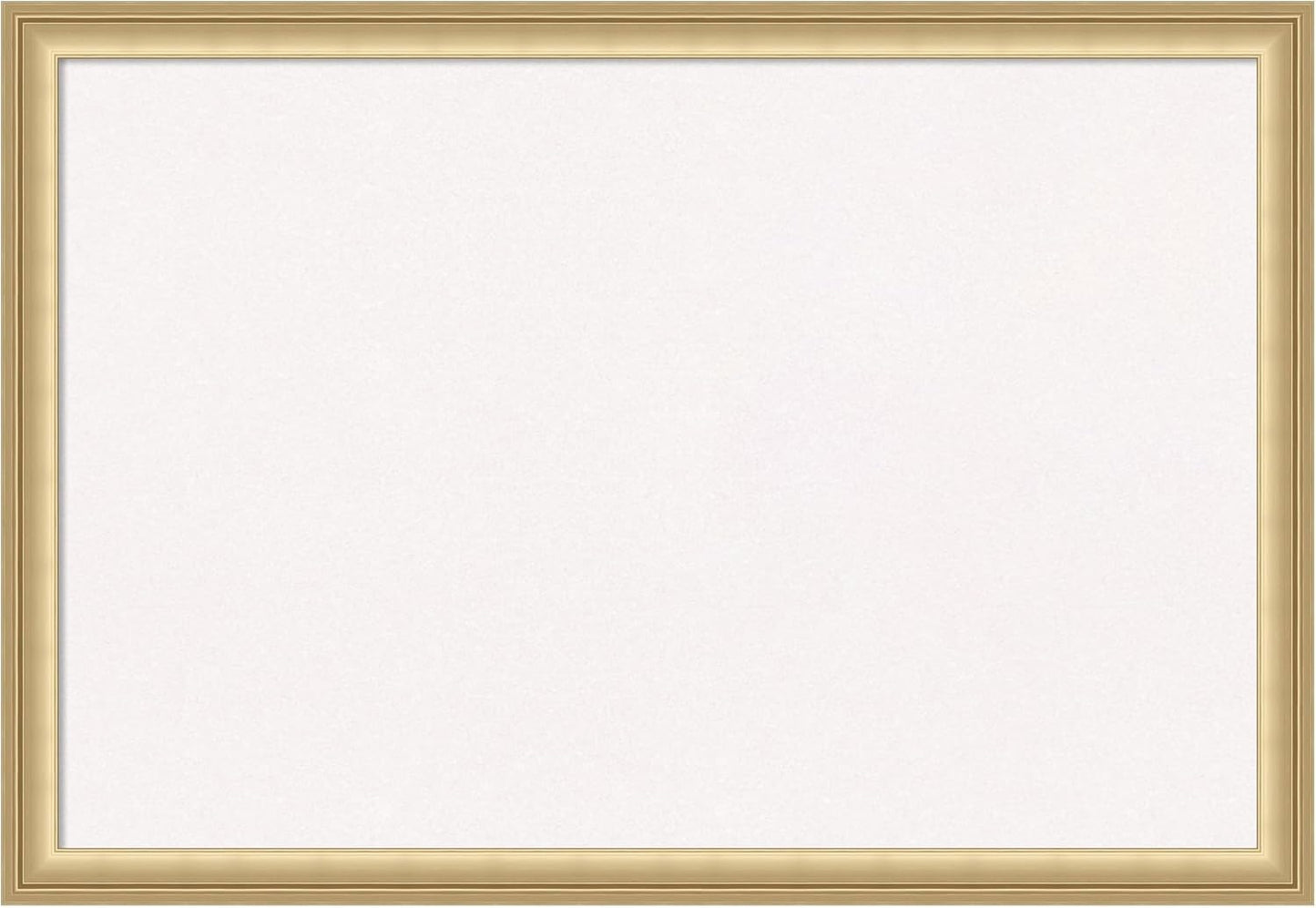 Amanti Art White Cork Board for Wall, 18x26 Vision Board with Gold Frame, Medium Corkboard Office Decor for Home Organization, Casual Corkboard Pinboard to display items for home organization