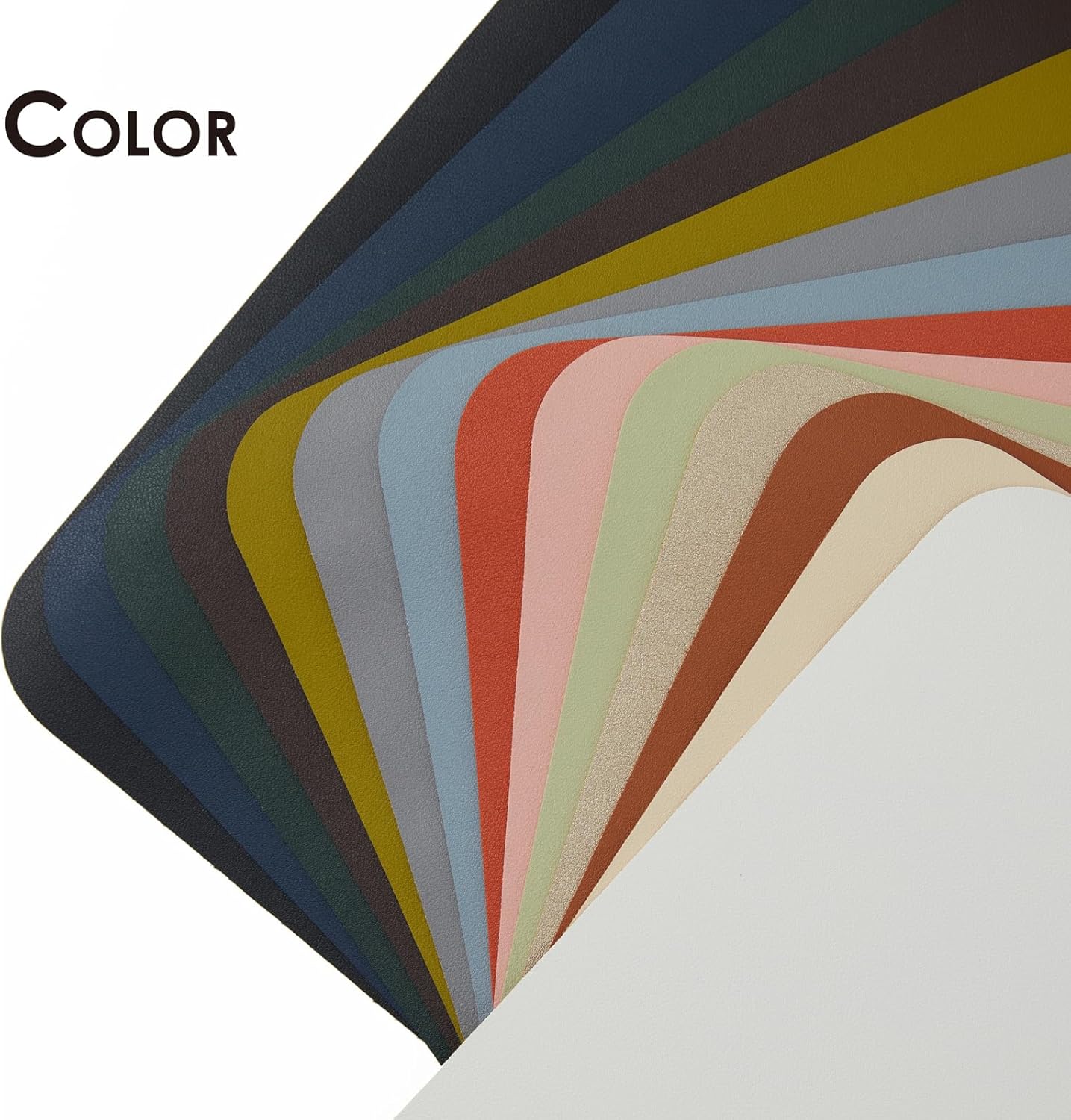 Compact Leather Desk Mat - Small Non-Slip PU Desk Pad for Office and Home - Desk Organization and Accessories - Ideal for Large Mouse Pad and Small Desk Mats on Top of Desks (Dark Green,23.6"x 11.8")