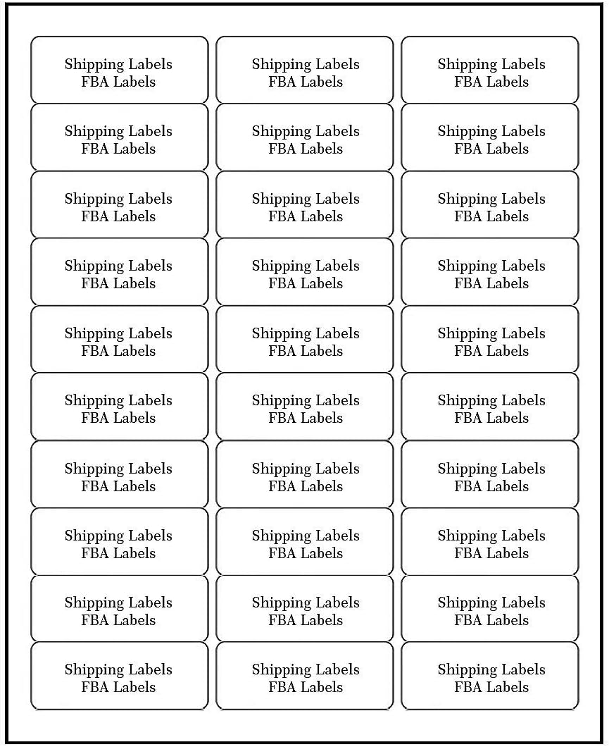 Address Labels for Inkjet Printers 1" x 2-5/8", Pack of 15000 Labels