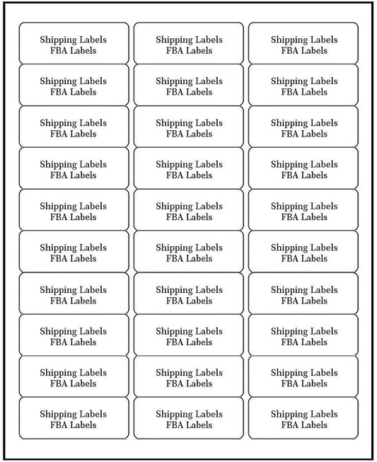Address Labels for Inkjet Printers 1" x 2-5/8", Pack of 3000 Labels