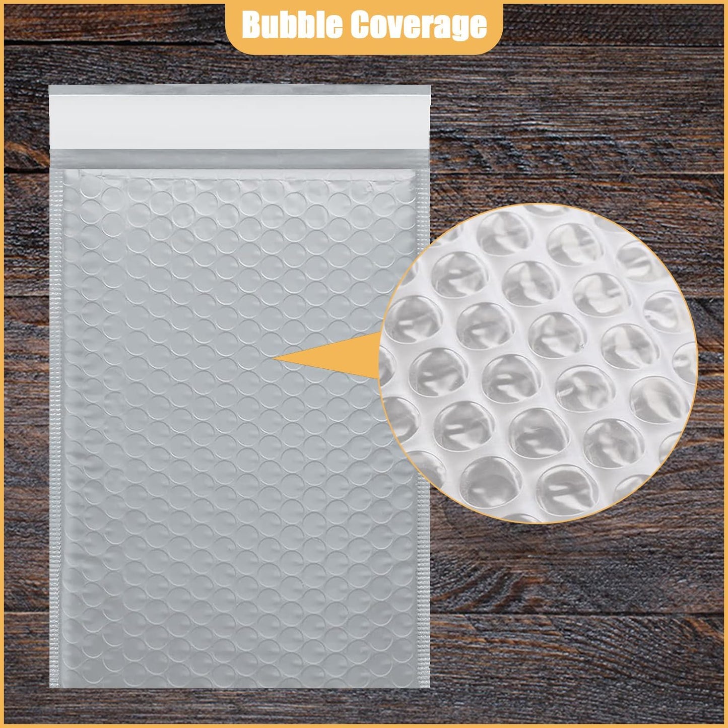 9.5in x 13.5in Bubble Mailer, Gray Poly Mailer, Padded Envelope, Shipping Envelope, Waterproof, Self-Sealing, For Small Business, Shipping, Mailing, Boutique Packaging(25PCS)