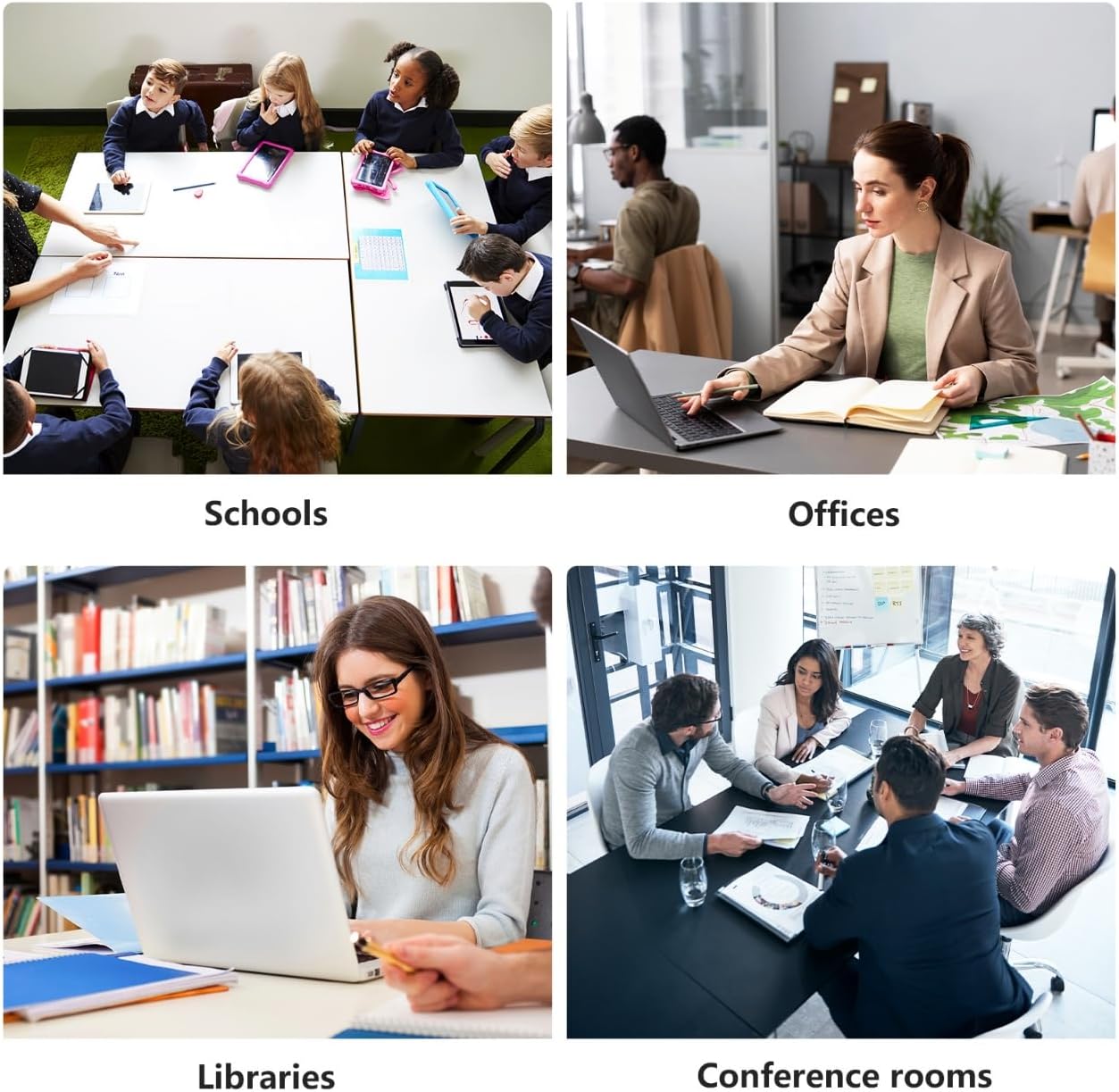 Conference Room Table, Folding Conference Tables,Thicken Grey Tabletop,Flip Top Wooden Seminar Meeting Room Table for Conference Room Offices (10, BlackWoodGrain, 47.2“)