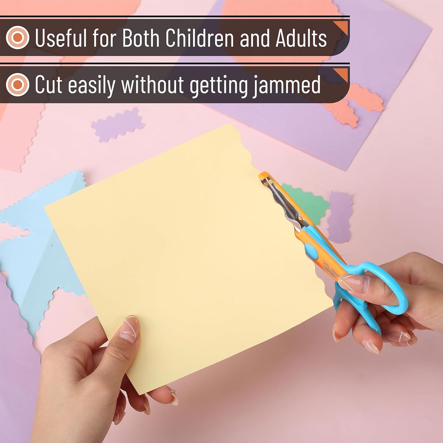 Mr. Pen- Craft Scissors Decorative Edge, 6 Pack, Zig Zag Scissors for Crafting