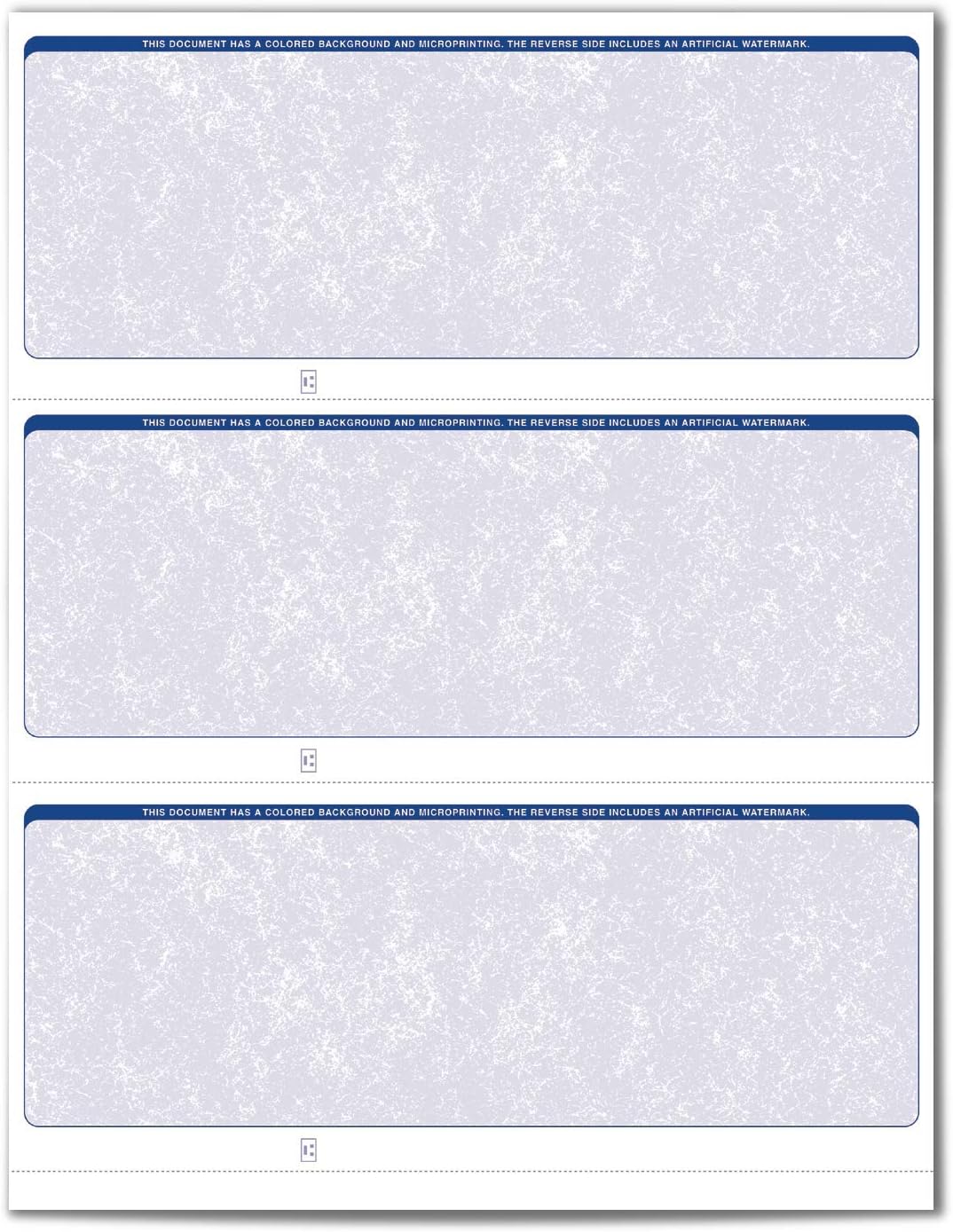 VersaCheck ValueChex - 1500 Blank Business Standard Checks - Blue Classic - 500 Sheets Form #3000