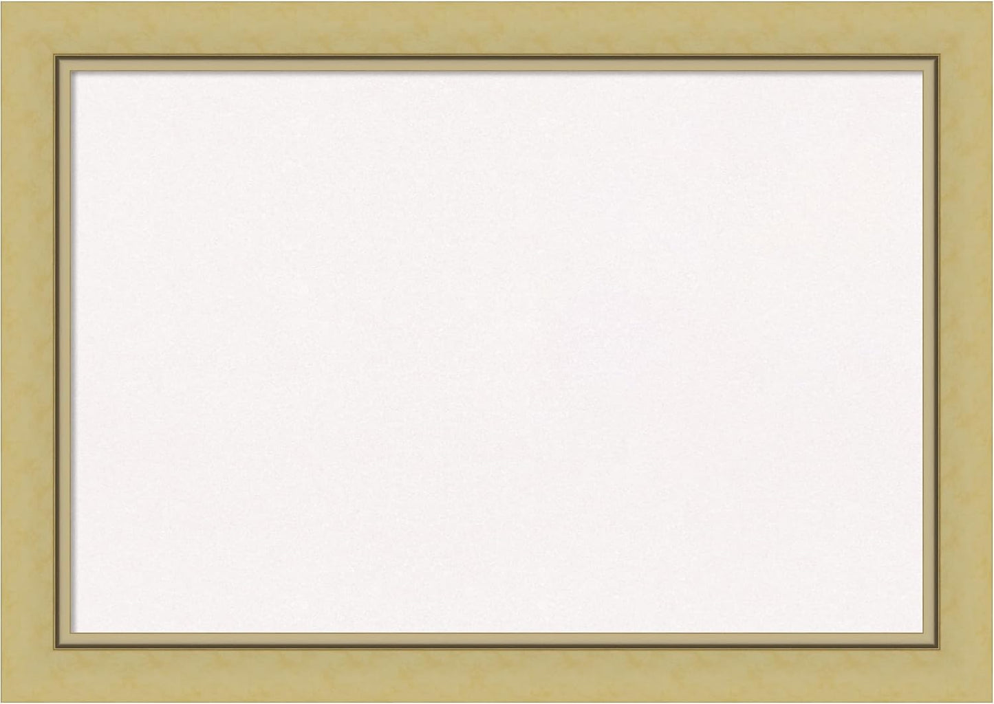 Amanti Art White Cork Board for Wall, 19x27 Vision Board with Gold Frame, Medium Corkboard Office Decor for Home Organization, Casual Corkboard Pinboard to display items for home organization