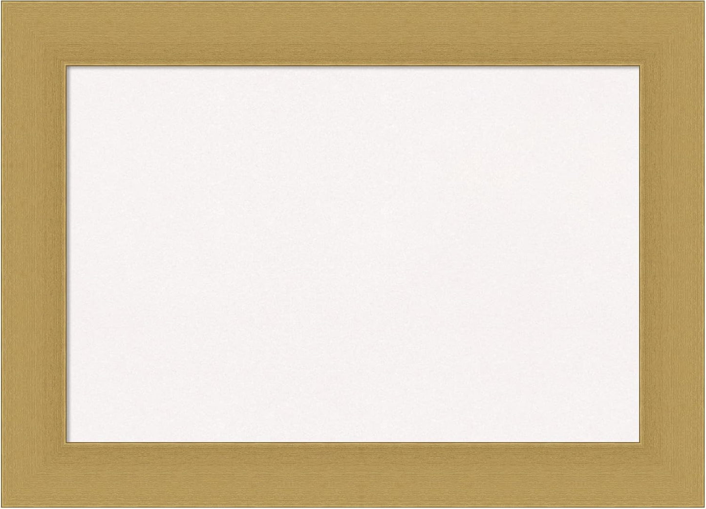 Amanti Art White Cork Board for Wall, 16x22 Vision Board with Gold Frame, Small Corkboard Office Decor for Home Organization, Casual Corkboard Pinboard to Display Items for Home Organization in