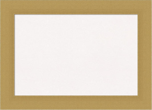 Amanti Art White Cork Board for Wall, 16x22 Vision Board with Gold Frame, Small Corkboard Office Decor for Home Organization, Casual Corkboard Pinboard to Display Items for Home Organization in