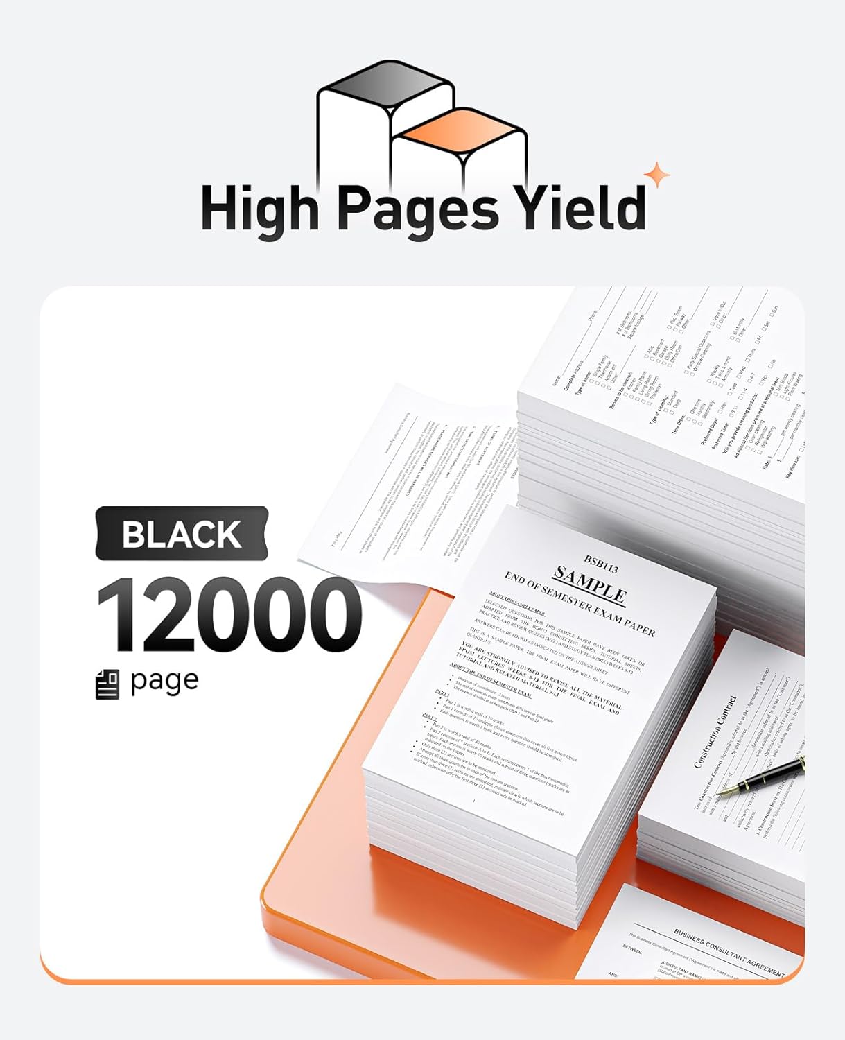 TN880 Toner Cartridge High Yield Compatible with Brother TN-880 TN850 TN820 TN890 HL-L6200DW L6200DWT L5200DW L5100DN L6400DW MFC-L5800DW L5700DW L6700DW L6800DW DCP-L5600DN Printer Ink Black 2-Pack