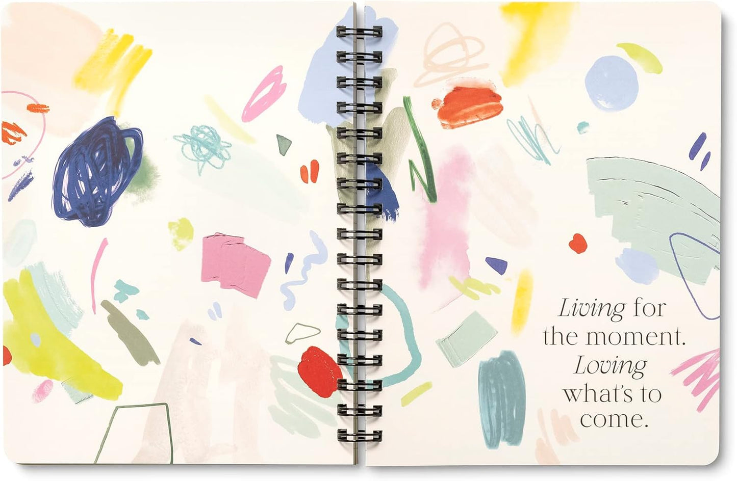 Compendium Spiral Notebook - Something Good Is Going to Happen Today. — A Designer Spiral Notebook with 192 Lined Pages, College Ruled, 7.5”W x 9.25”H